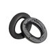 Coussinets de rechange pour Sony WH-1000XM4, Mousse à mémoire + cuir PU, Noires, 1 Paire
