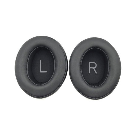 Coussinets de rechange pour Sennheiser Momentum 3.0, Mousse à mémoire + cuir PU, Noires, 1 Paire