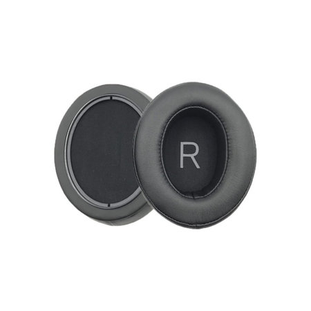 Coussinets de rechange pour Sennheiser Momentum 3.0, Mousse à mémoire + cuir PU, Noires, 1 Paire