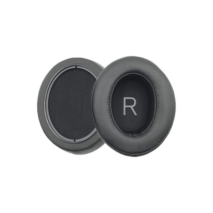 Coussinets de rechange pour Sennheiser Momentum 3.0, Mousse à mémoire + cuir PU, Noires, 1 Paire