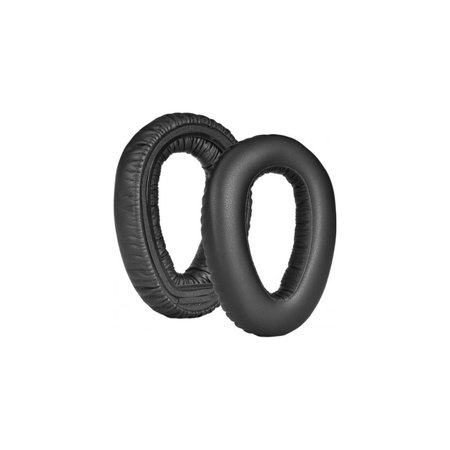 Coussinets de rechange pour Sennheiser PXC550, Mousse à mémoire + cuir PU, Noires, 1 Paire
