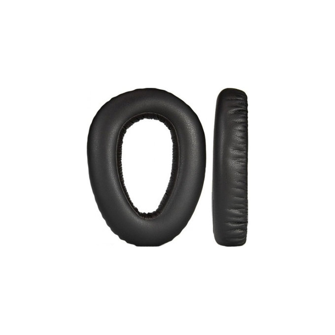 Coussinets de rechange pour Sennheiser PXC550, Mousse à mémoire + cuir PU, Noires, 1 Paire