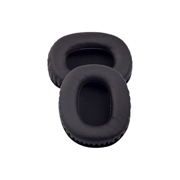 Coussinets de rechange pour Marshall Monitor, Mousse à mémoire + cuir PU, Noires, 1 Paire