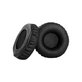 Coussinets de rechange pour Philips SHB3060, Mousse à mémoire + cuir PU, Noires, 1 Paire