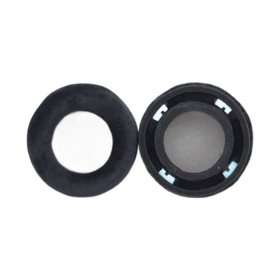 Coussinets de rechange pour AKG K702, Mousse à mémoire + Daim, Noires, 1 Paire