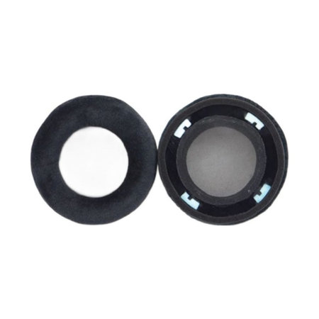 Coussinets de rechange pour AKG K702, Mousse à mémoire + Daim, Noires, 1 Paire