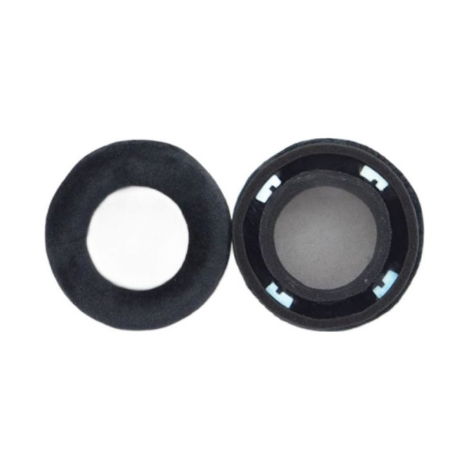 Coussinets de rechange pour AKG K702, Mousse à mémoire + Daim, Noires, 1 Paire