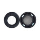Coussinets de rechange pour AKG K702, Mousse à mémoire + Daim, Noires, 1 Paire