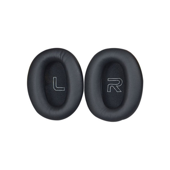 Coussinets de rechange pour Edifier W800BT, Mousse à mémoire + cuir PU, Noires, 1 Paire