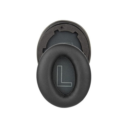 Coussinets de rechange pour Anker Soundcore Life Q20, Mousse à mémoire + cuir PU, Noires, 1 Paire