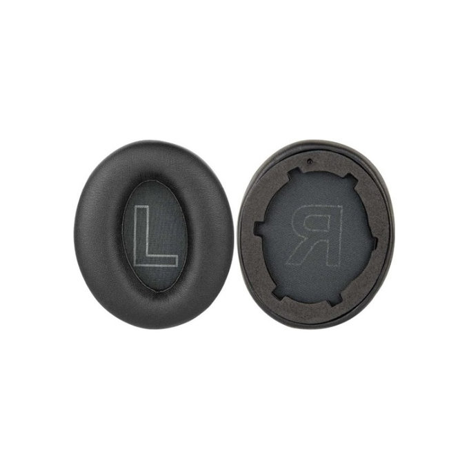 Coussinets de rechange pour Anker Soundcore Life Q20, Mousse à mémoire + cuir PU, Noires, 1 Paire