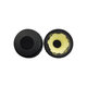 Coussinets de rechange pour Jabra Evolve 75, 75+, UC, MS, Mousse à mémoire + cuir PU, Noires, 1 Paire