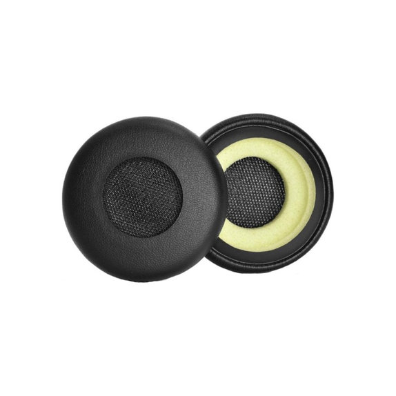 Coussinets de rechange pour Jabra Evolve 20, 30, 40, cuir PU, Noires, 1 Paire