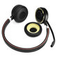 Coussinets de rechange pour Jabra Evolve 20, 30, 40, cuir PU, Noires, 1 Paire
