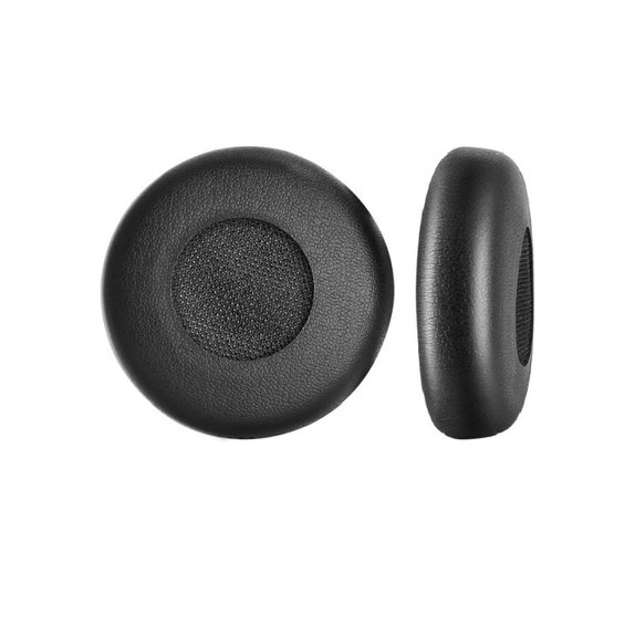 Coussinets de rechange pour Jabra Evolve 20, 30, 40, cuir PU, Noires, 1 Paire