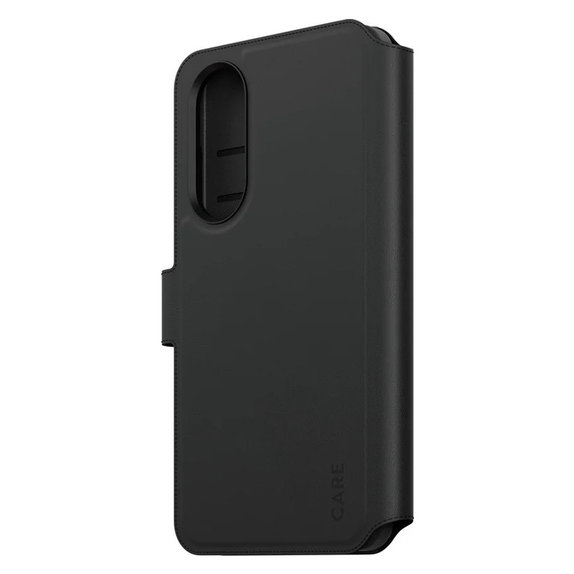 Étui Wallet Tango Two-In-One avec QI pour Samsung Galaxy S25 Edge, Noir, PanzerGlass