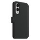 Étui Wallet Tango Two-In-One avec QI pour Samsung Galaxy S25 Edge, Noir, PanzerGlass