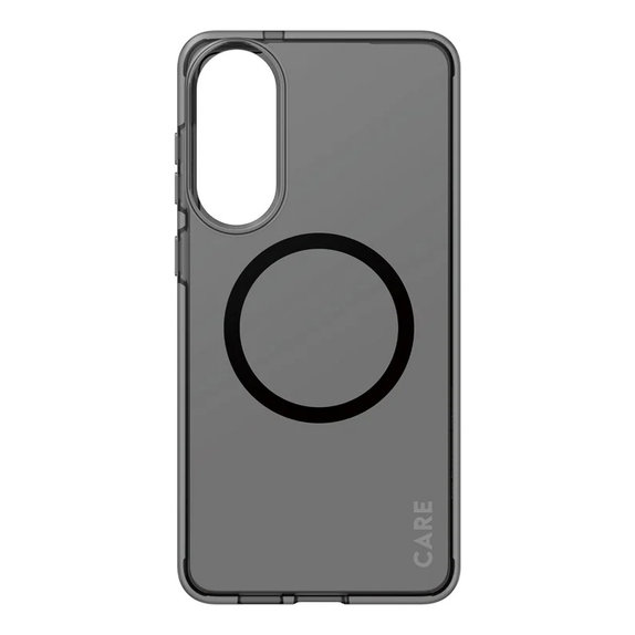 Étui Smokey avec QI noir pour Samsung Galaxy S25 Edge, Noir, PanzerGlass