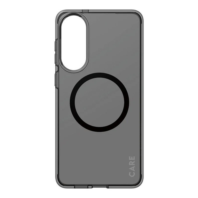 Étui Smokey avec QI noir pour Samsung Galaxy S25 Edge, Noir, PanzerGlass