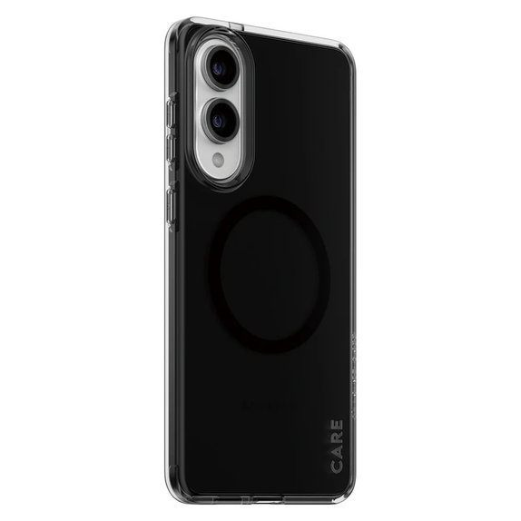 Étui Smokey avec QI noir pour Samsung Galaxy S25 Edge, Noir, PanzerGlass