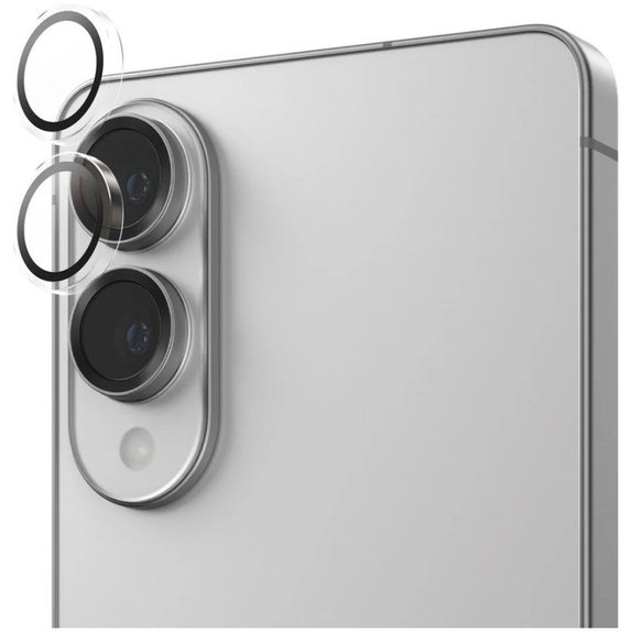 Protection d’objectif photo Hoops pour Samsung S25 Edge, Transparent, PanzerGlass