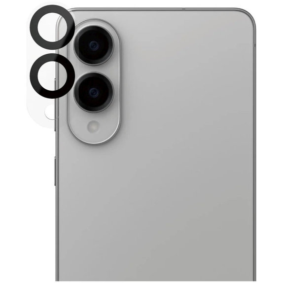 Protection d’objectif photo PicturePerfect pour Samsung S25 Edge, Noir, PanzerGlass