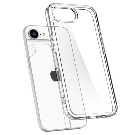 Spigen - Coque Ultra Hybrid pour iPhone 16e, Crystal Clear