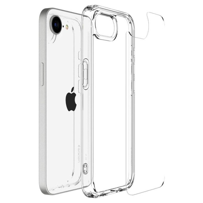 Spigen - Coque Ultra Hybrid pour iPhone 16e, Crystal Clear