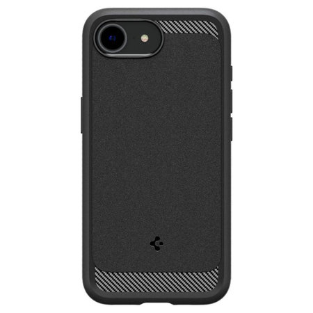 Spigen - Coque Rugged Armor avec MagSafe pour iPhone 16e, Matte Black