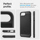 Spigen - Coque Rugged Armor avec MagSafe pour iPhone 16e, Matte Black