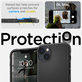 Spigen - Coque Rugged Armor avec MagSafe pour iPhone 14, Matte Black