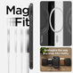 Spigen - Coque Rugged Armor avec MagSafe pour iPhone 14, Matte Black