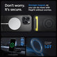 Spigen - Coque Rugged Armor avec MagSafe pour iPhone 15 Pro, Matte Black