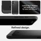 Spigen - Coque Rugged Armor avec MagSafe pour iPhone 16, Matte Black
