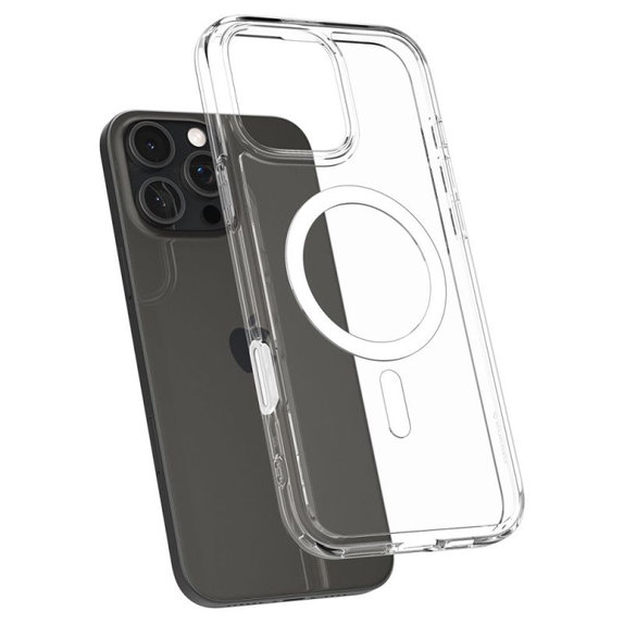 Spigen - Coque Ultra Hybrid "T" avec MagSafe pour iPhone 16 Pro Max, blanc