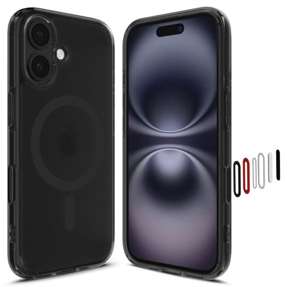Spigen - Coque Ultra Hybrid "T" avec MagSafe pour iPhone 16, Frost Black