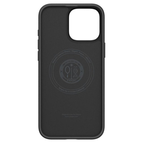 Spigen - Coque Liquid Air "T" avec MagSafe pour iPhone 16 Pro Max, Matte Black