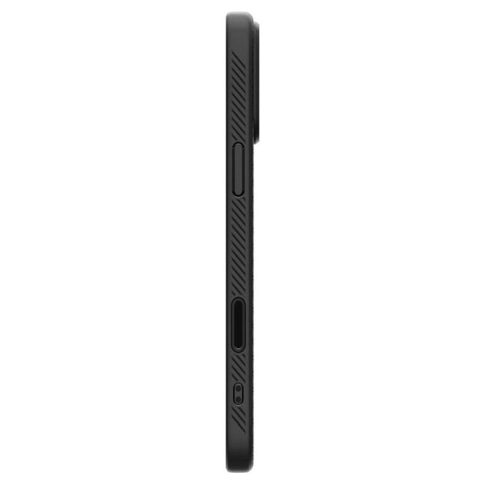 Spigen - Coque Liquid Air "T" avec MagSafe pour iPhone 16 Pro, Matte Black