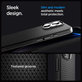 Spigen - Coque Liquid Air "T" avec MagSafe pour iPhone 16 Pro, Matte Black