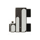 Cadre central avec batterie pour iPhone 16 Pro | Black Titanium | ZD076-00689 | Genuine Apple