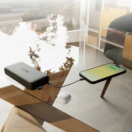 SBS - PowerBank 20000mAh, 10W, Infinity, LiFePO4, USB-C/USB-A, noir