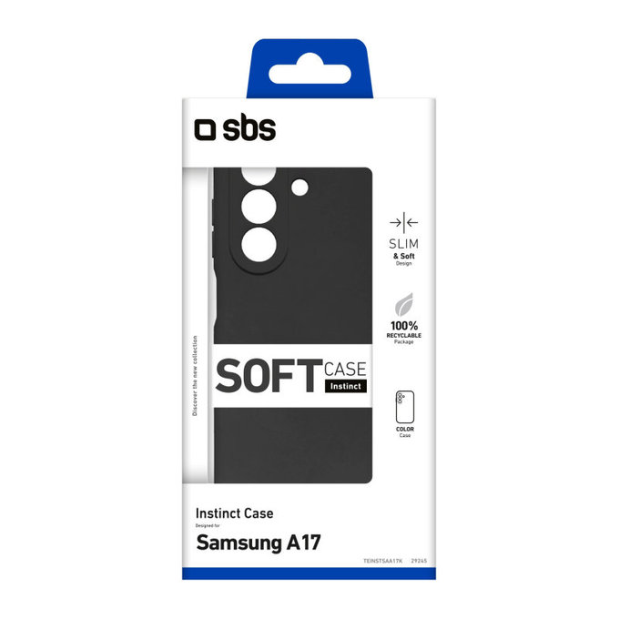 SBS - Coque Instinct pour Samsung Galaxy A17 5G, noir
