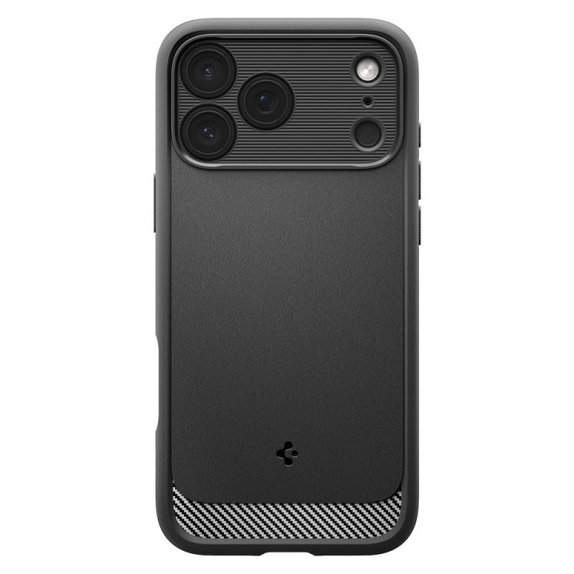 Spigen - Housse Rugged Armor MagSafe pour iPhone 17 Pro Max, Matte Black