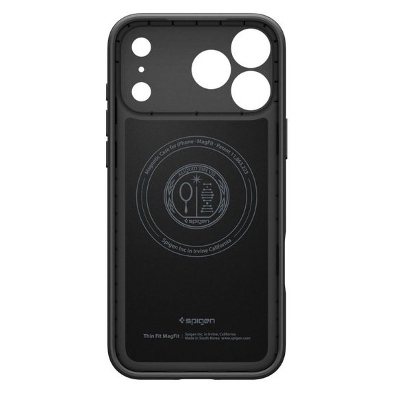 Spigen - Housse Thin Fit MagSafe pour iPhone 17 Pro Max, noir