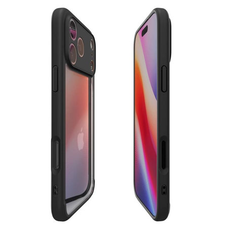 Spigen - Housse Ultra Hybrid pour iPhone 17 Pro Max, Matte Black