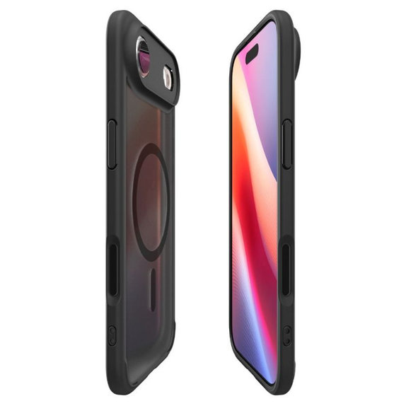 Spigen - Housse Ultra Hybrid MagSafe pour iPhone 17 Air, Frost Black
