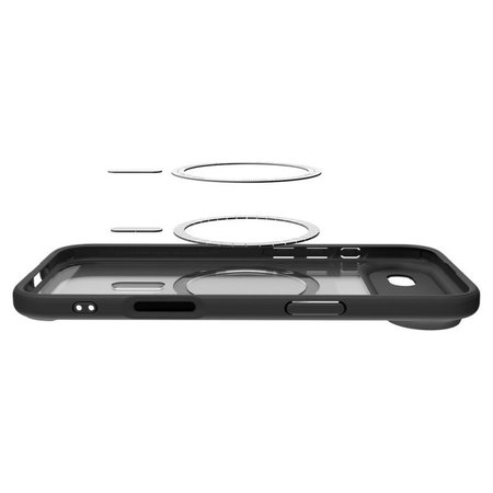 Spigen - Housse Ultra Hybrid MagSafe pour iPhone 17 Air, Frost Black