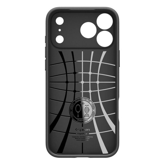 Spigen - Housse Liquid Air pour iPhone 17 Pro, Matte Black
