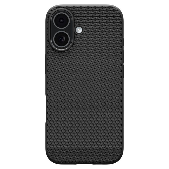 Spigen - Housse Liquid Air pour iPhone 17, Matte Black