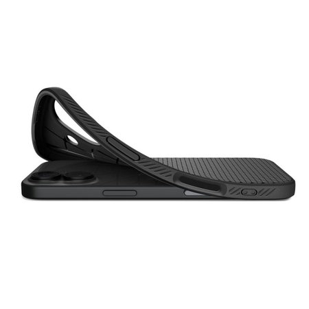 Spigen - Housse Liquid Air pour iPhone 17, Matte Black